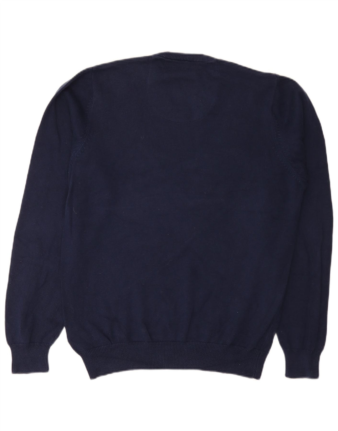 Marks & Spencer Pull Regular Fit Col V Homme Bleu Marine Moyen