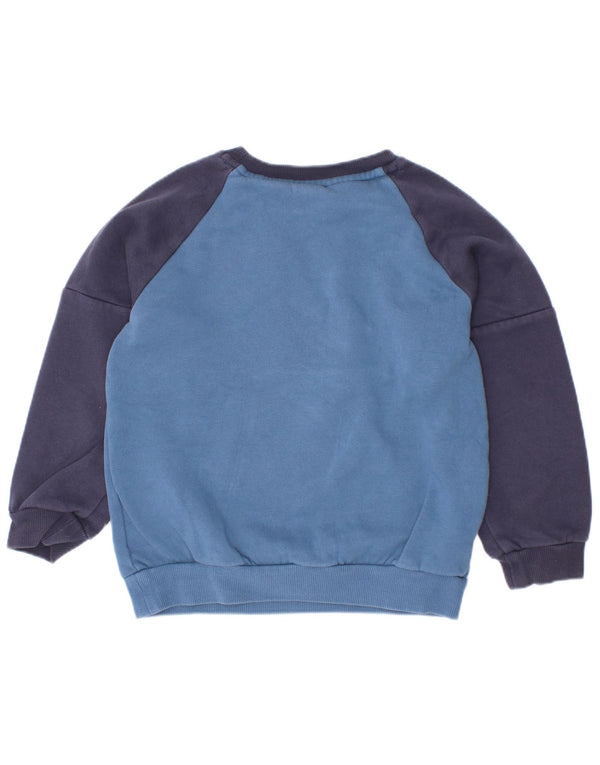 Adidas Sweat-shirt graphique pour garçon 2-3 ans Bleu marine Colourblock