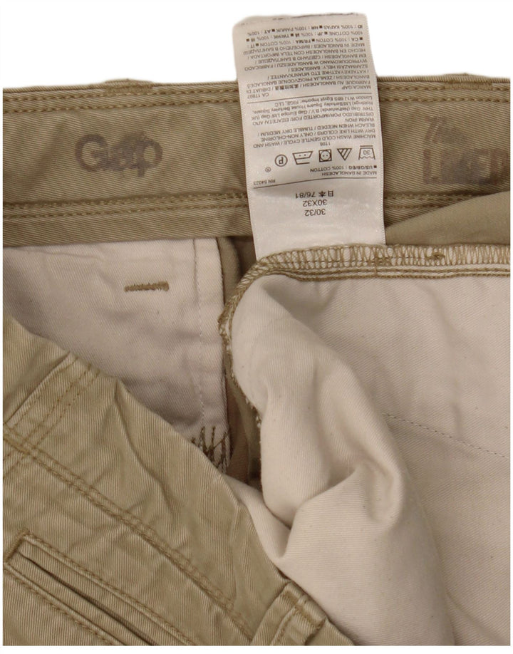 Gap Short Chino Homme W30 Coton Kaki Moyen