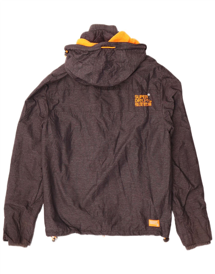 Superdry Veste coupe-vent à capuche Windcheater pour homme UK 36 Small Gris