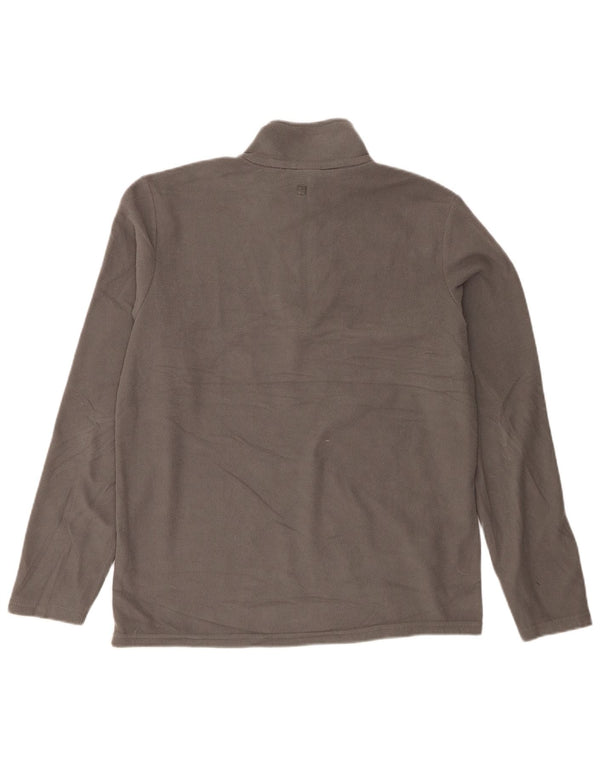 Mountain Warehouse Pull polaire à col zippé pour homme Petit gris Polyester Sports