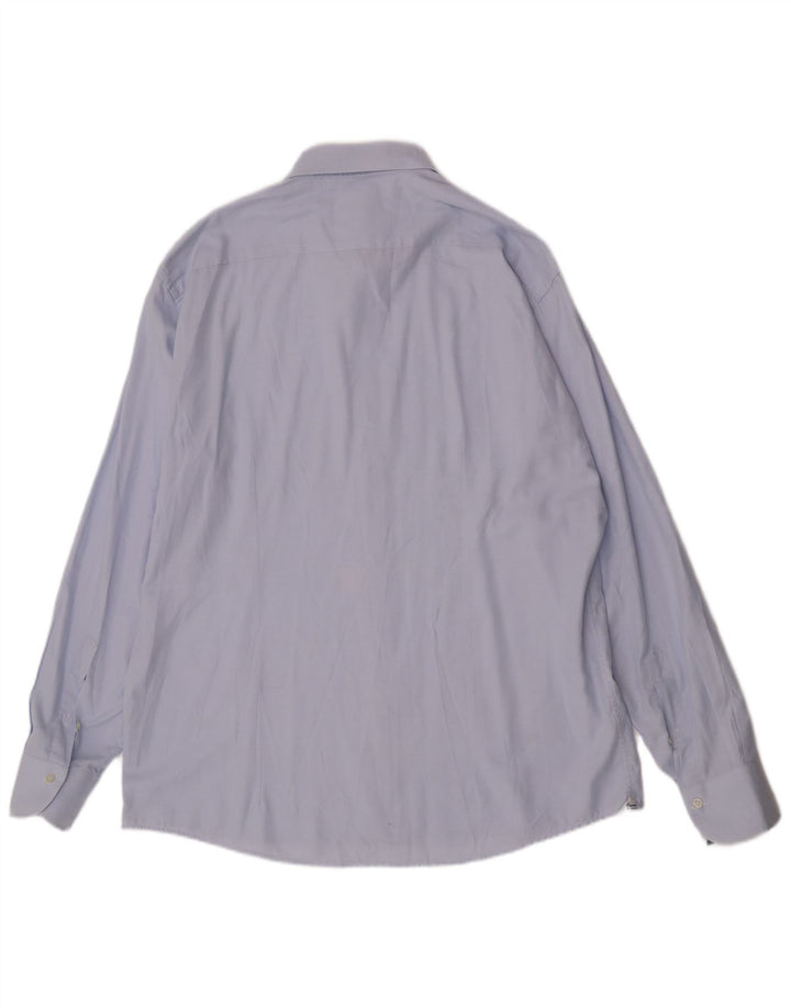 Trussardi Chemise Homme Taille 45 18 2XL Bleu