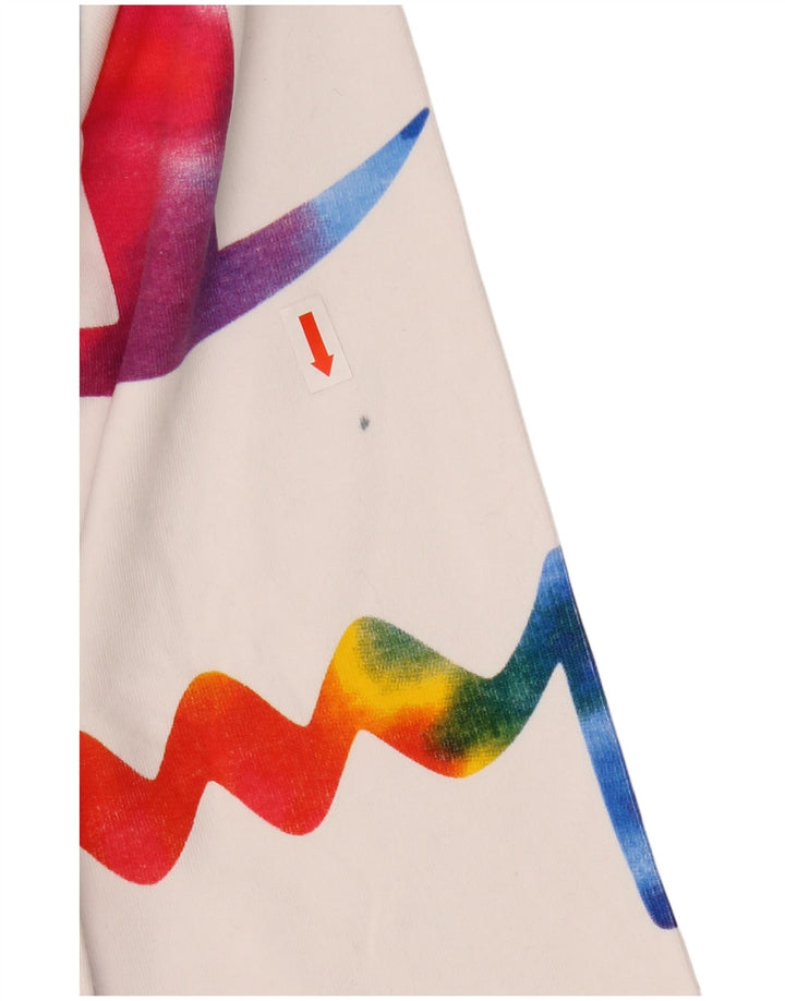 CHAMPION Sweat-shirt court surdimensionné pour femme UK 6 XS Blanc