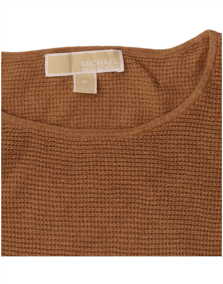 Michael Kors Pull col bateau pour femme UK 14 Beige moyen