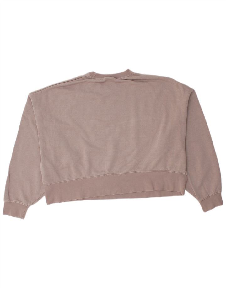 Nike Sweat-shirt court surdimensionné pour femme UK 14 en coton rose moyen