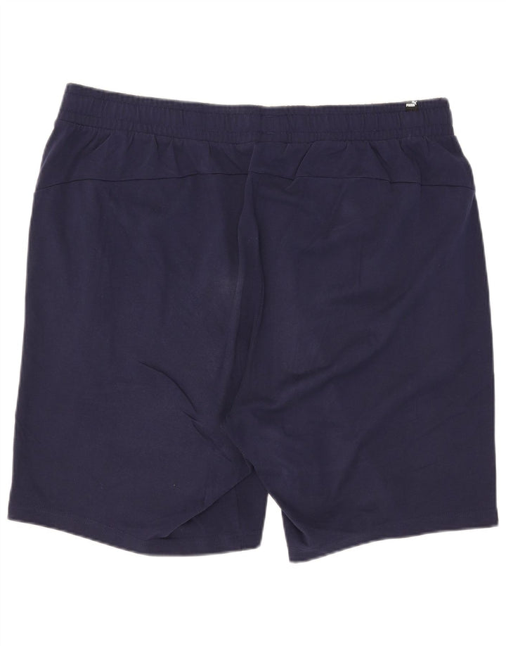 Puma Short de sport pour homme 2XL Bleu marine
