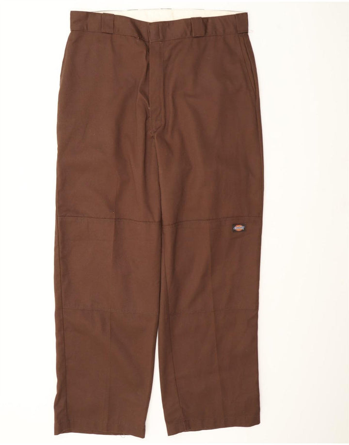 Dickies Pantalon Cargo Droit Homme W36 L31 Marron Polyester