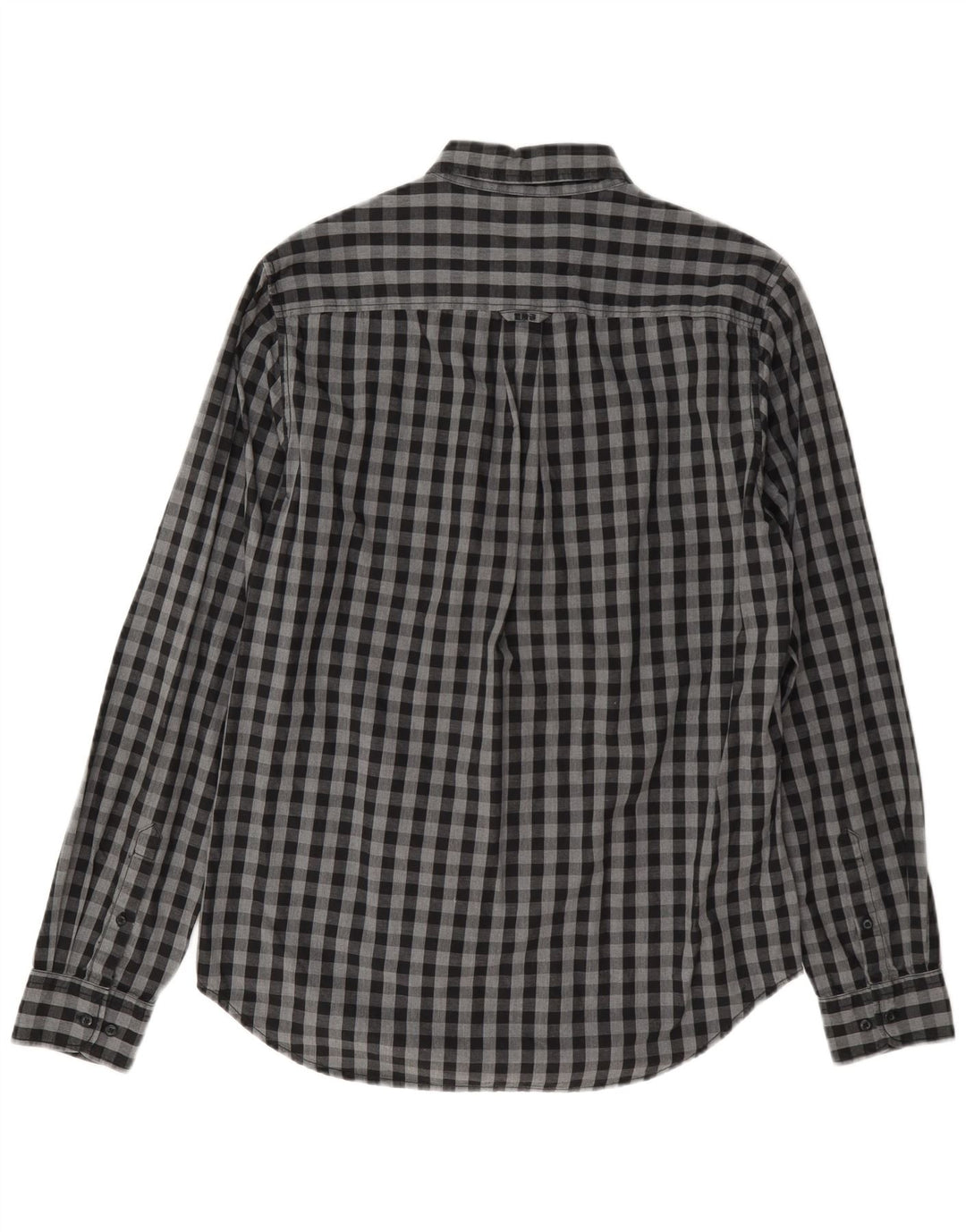 Superdry Chemise Osaka Homme Gris Moyen Vichy Coton