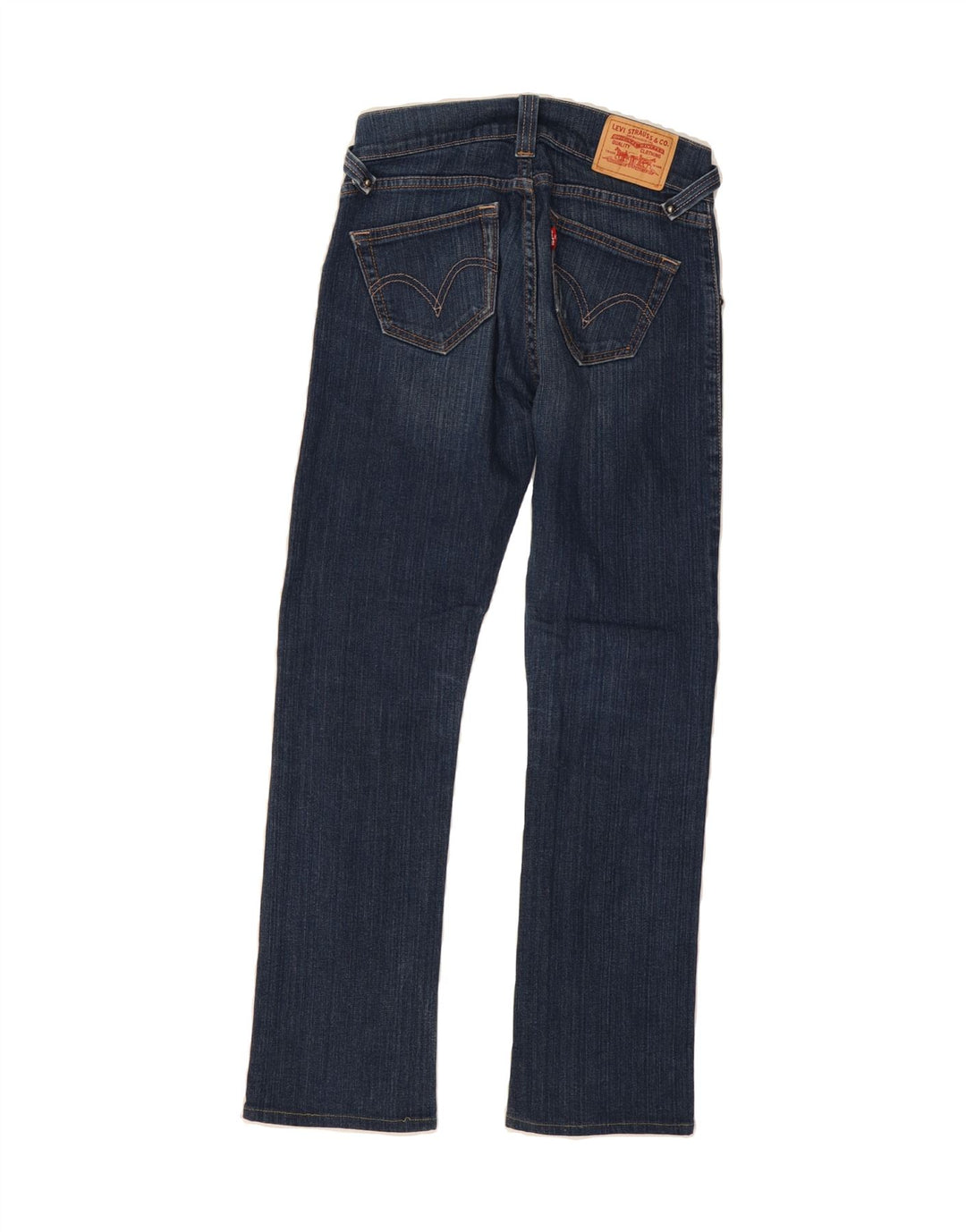LEVI'S Womens 504 Straight Jeans US 3 Small W30 L29 Blue Cotton Vintage Levi's and Second-Hand Levi's from Messina Hembry 