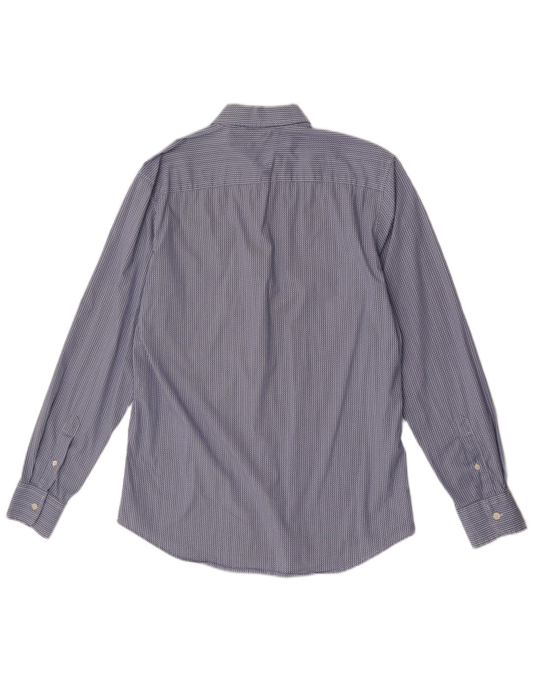 Benetton Chemise Homme Large Bleu Rayé Coton