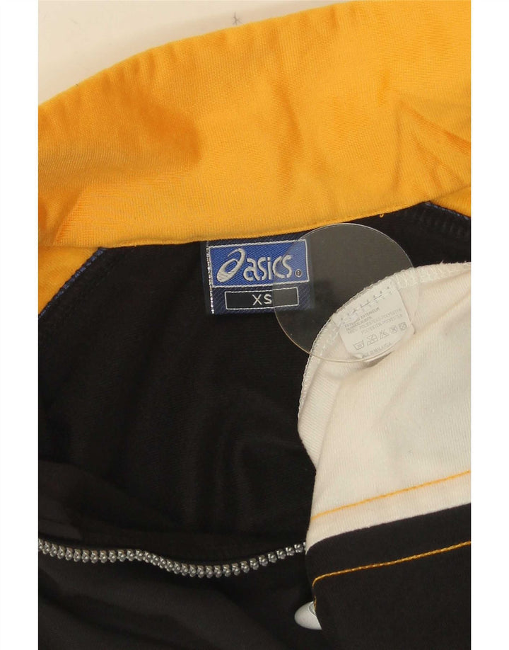 Asics Veste de Survêtement Graphique Homme XS Noir Colorblock Polyester