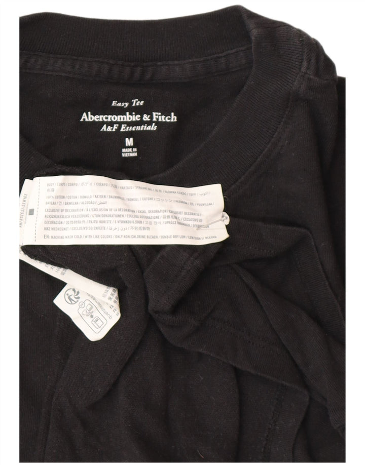 Abercrombie & Fitch T-shirt pour homme en coton noir moyen