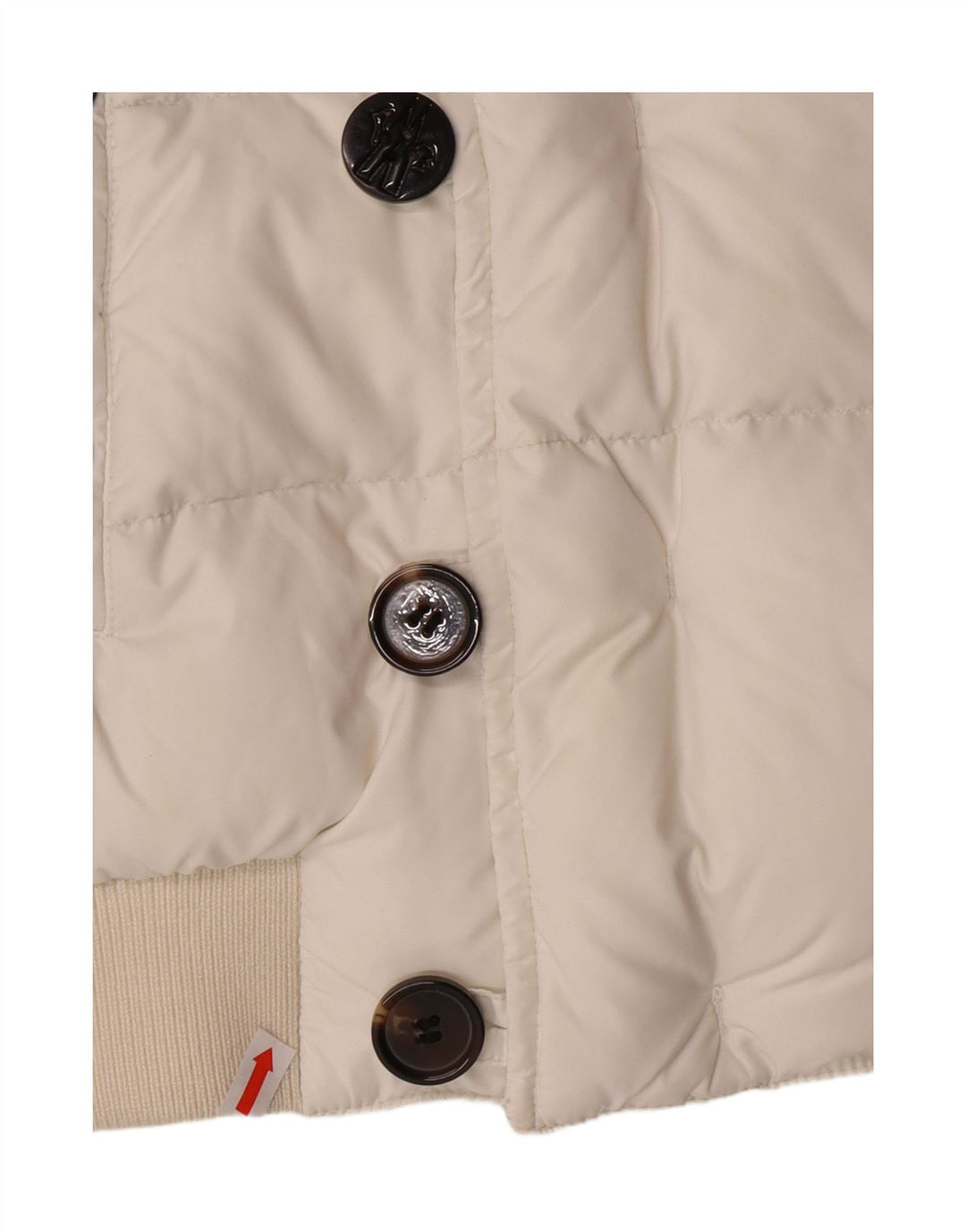 MONCLER Veste matelassée à capuche pour fille 5-6 ans Nylon blanc