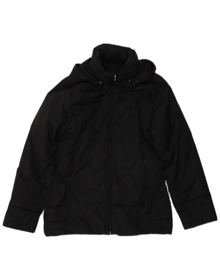 Moncler Veste matelassée à capuche pour femme Taille 2 Polyester noir moyen