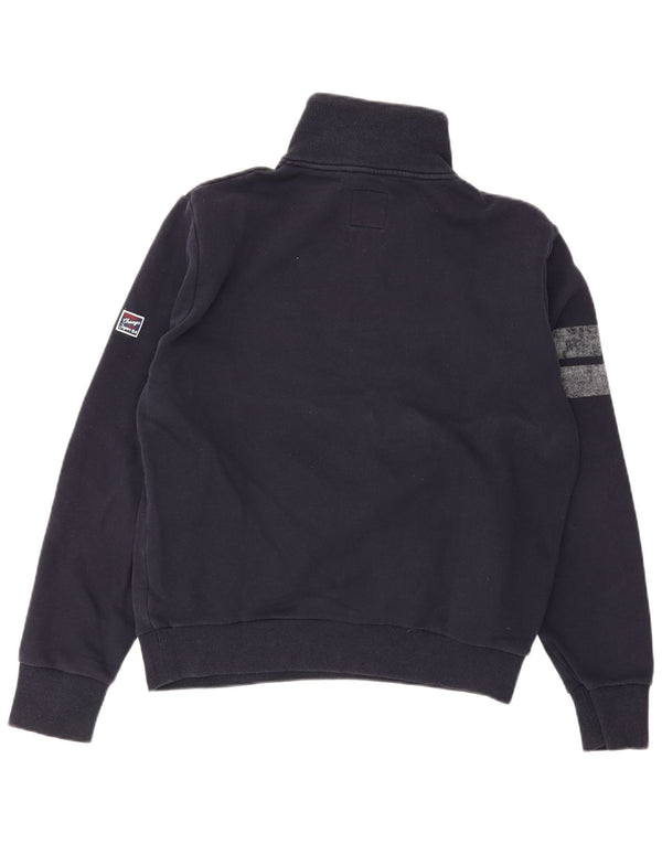 Superdry Sweat-shirt graphique pour hommes, grand, bleu marine, colour block