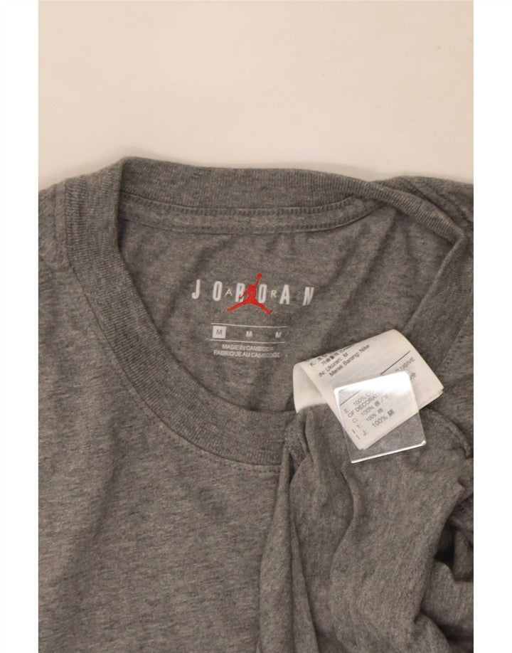 Jordan T-shirt graphique pour homme en coton gris moyen