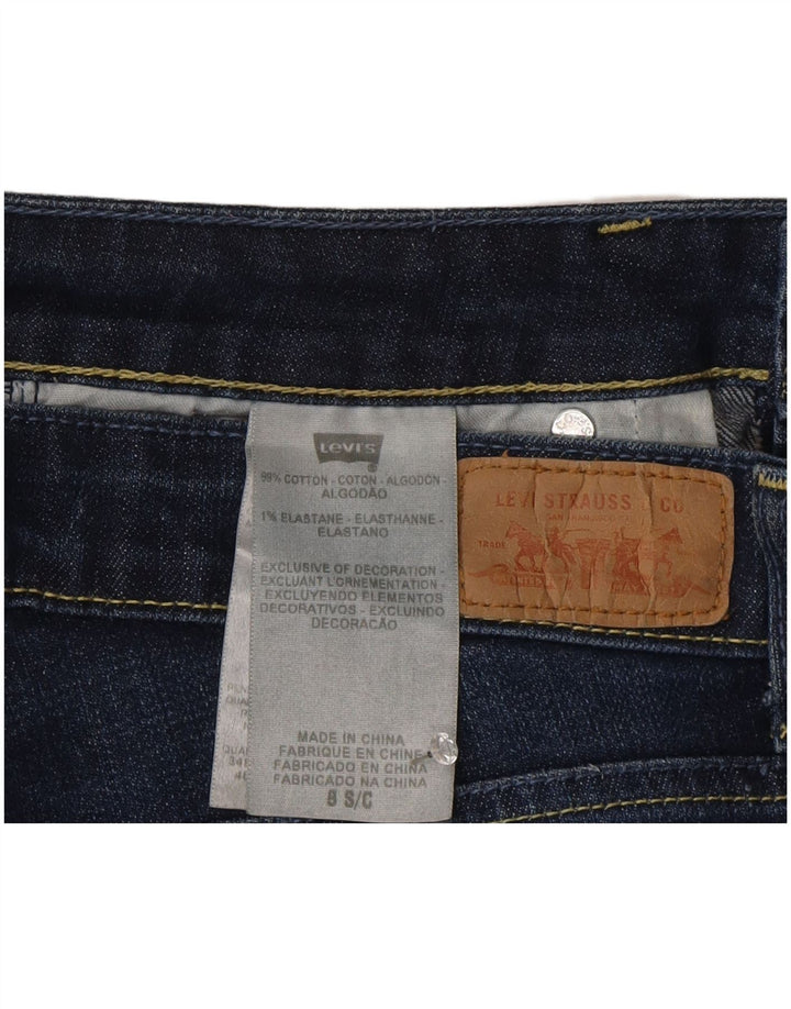 Levi's Jean Slim Femme US 8 Medium W30 L29 Bleu Marine Coton
