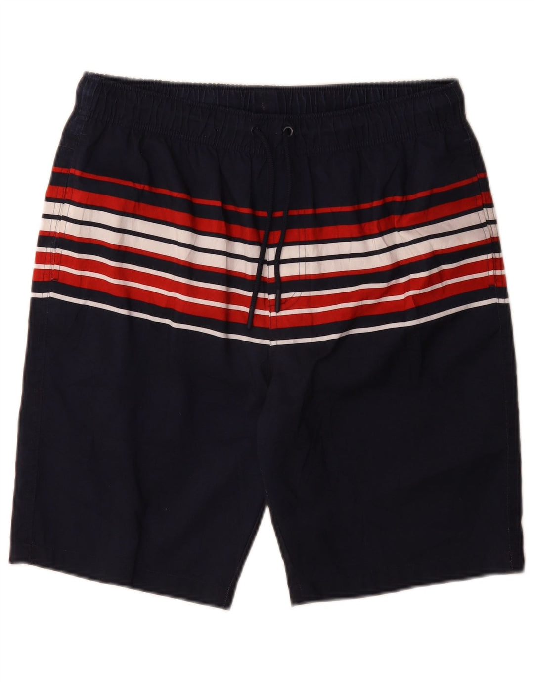 Marks & Spencer Short de bain homme en polyester rayé bleu marine moyen
