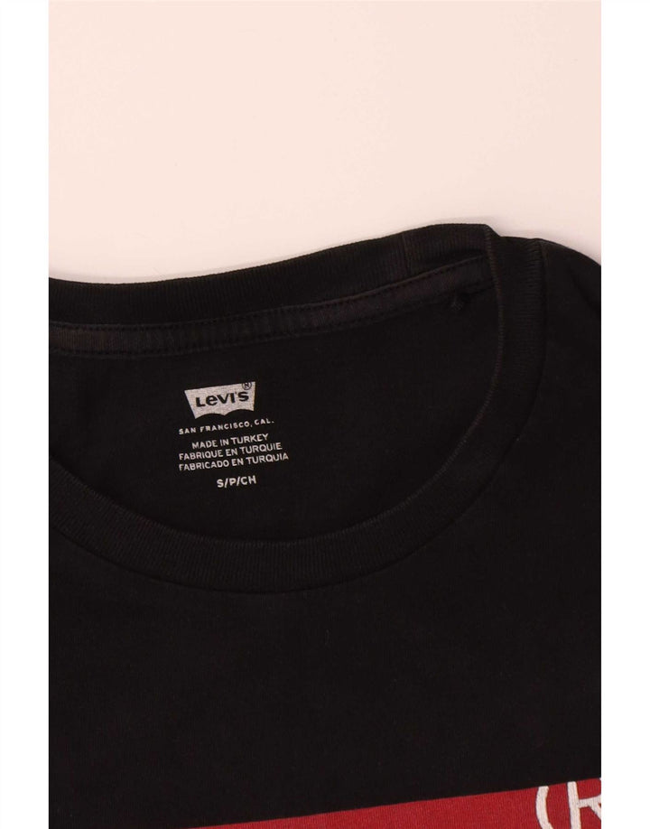 Levi's T-Shirt Graphique Homme Petit Noir Coton