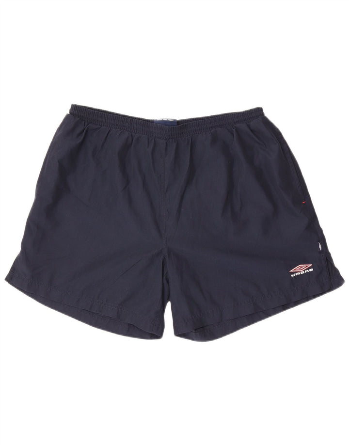Umbro Short de Bain Homme Large Bleu Marine Polyester