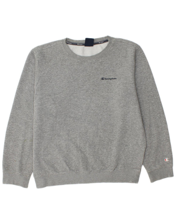 CHAMPION Mens Sweatshirt Jumper Medium Grey Cotton
