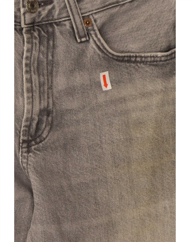 Zara Jeans Bootcut Femme EU 36 XS W26 L33 Gris Coton