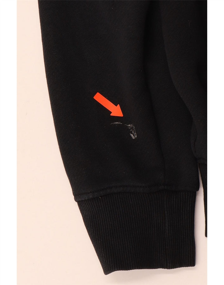 NEW BALANCE Sweat-shirt surdimensionné graphique pour femme UK 10 Small Noir