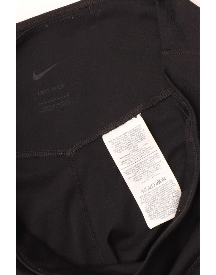 Legging Nike Dri Fit pour femme UK 16 Large Noir Polyester