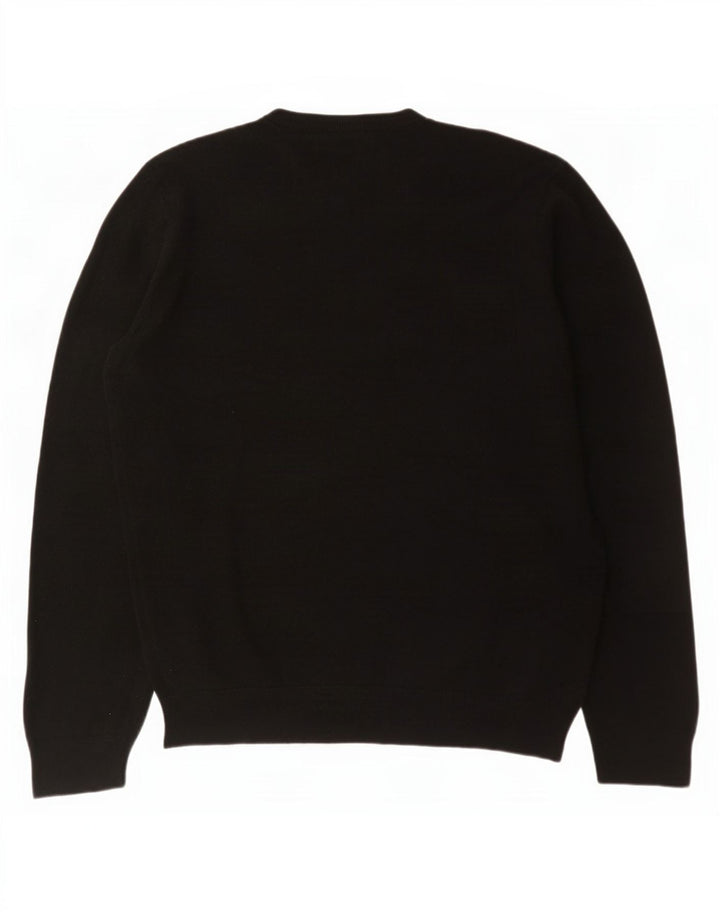 Marks & Spencer Pull col V pour homme en acrylique noir Taille L