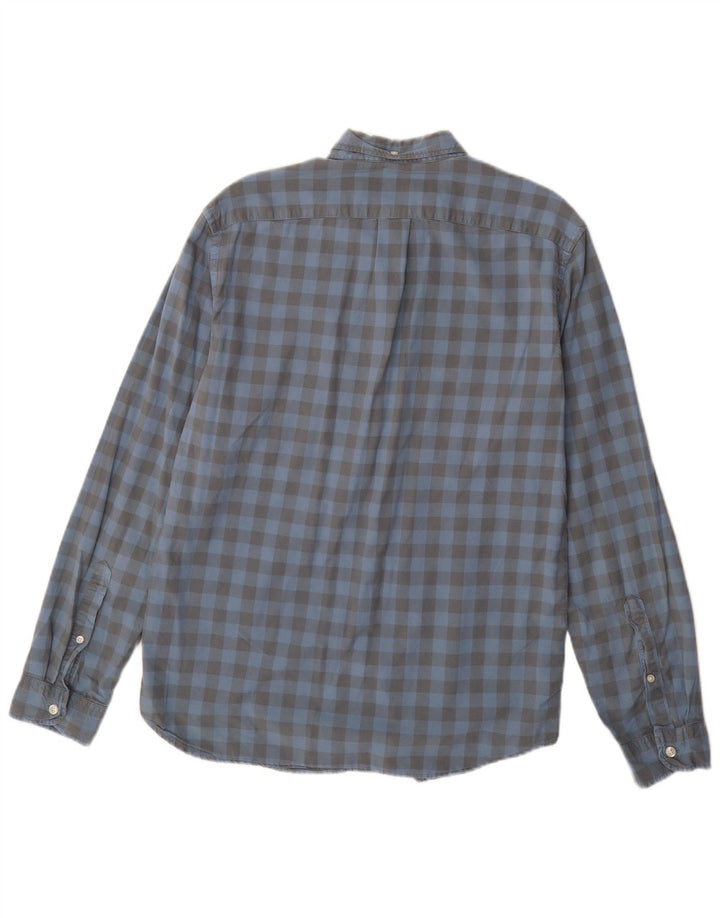 J. CREW Chemise Slim Homme Bleu Moyen Vichy Coton