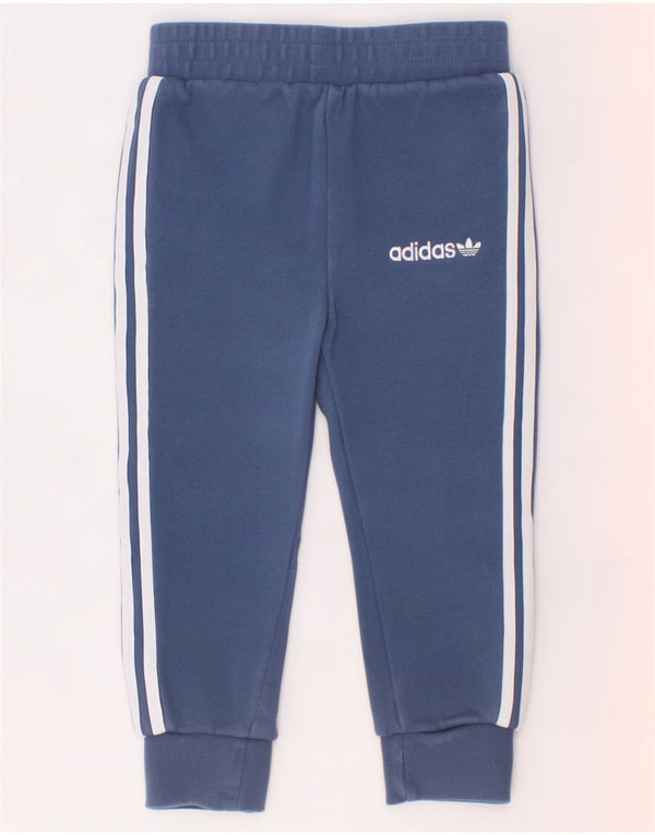Pantalon de survêtement Adidas bébé garçon Joggers 18-24 mois bleu coton