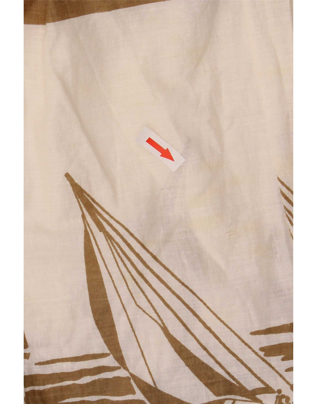 Marc Aurel Jupe midi transparente graphique pour femme W30 Marron moyen rayé