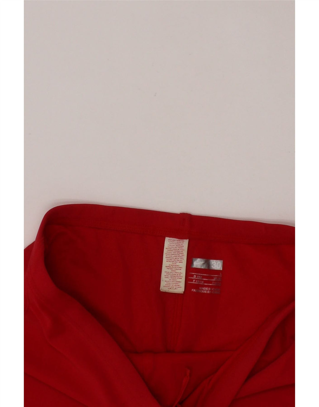 NIKE Short de sport fille 12-13 ans Large Rouge Nylon