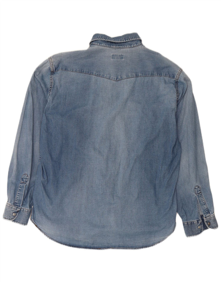 Carrera Chemise en Jean XL Bleu Coton