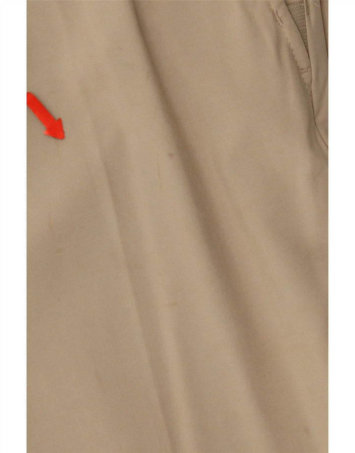 Izod Pantalon Chino Droit Femme W32 L30 Beige Polyester