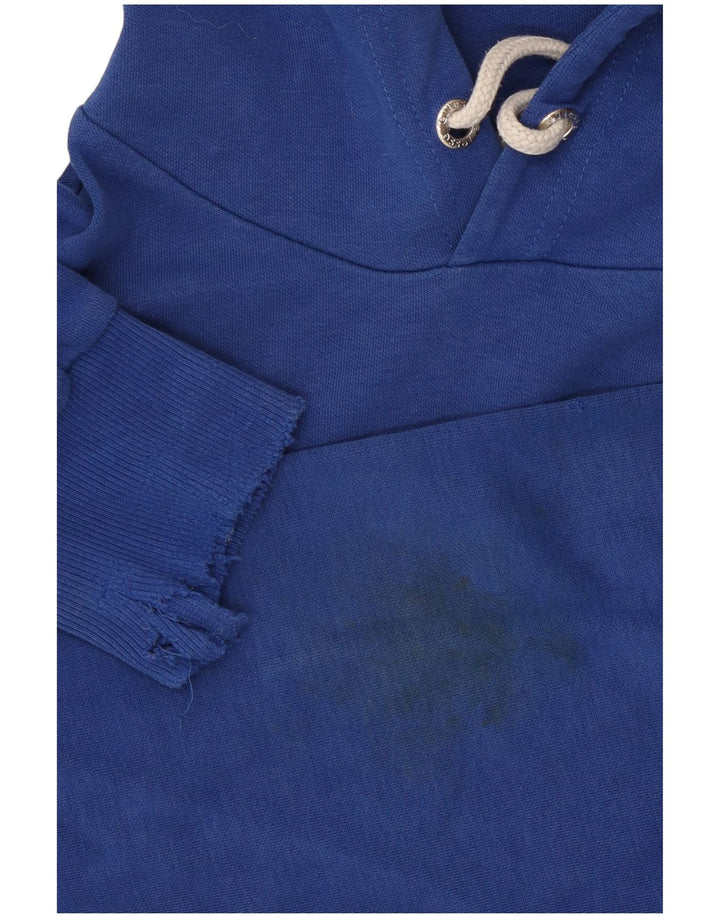Ellesse Pull à capuche graphique en coton bleu moyen |
