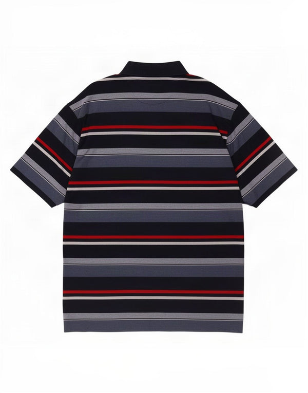 Paul & Shark Mens Polo Shirt 2XL Navy Blue Striped Cotton