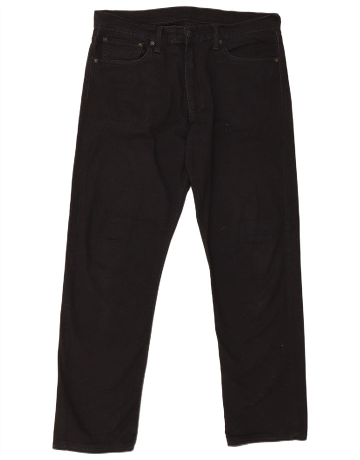 LEVI'S Jean Droit 504 Homme W36 L32 Noir Coton