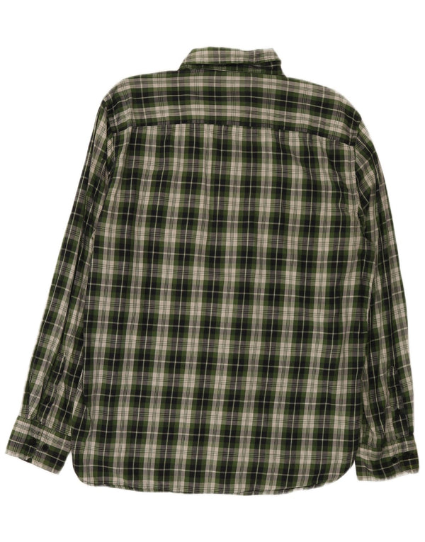 Nautica Chemise Slim Fit XL en Coton à Carreaux Vert pour Homme