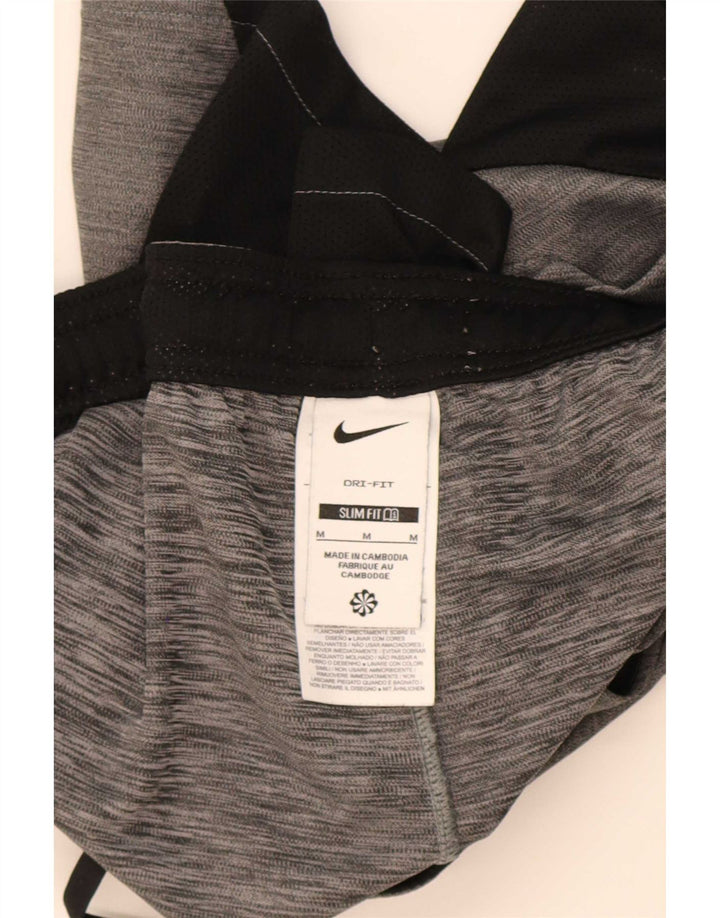 Short de sport Nike Dri Fit Slim Homme Gris Moyen Polyester