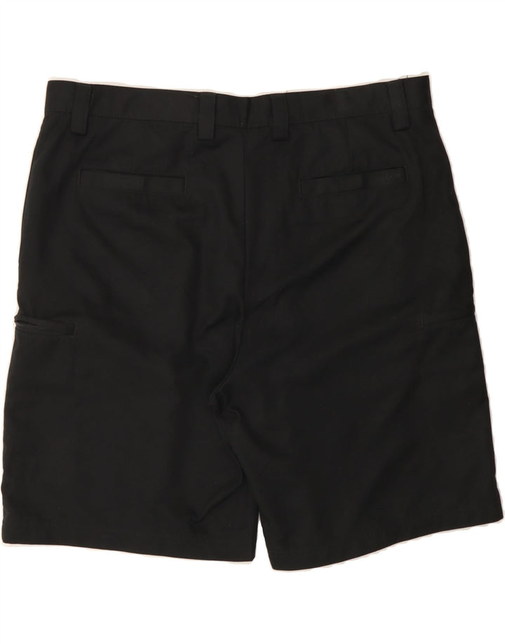 IZOD Mens Cargo Shorts W38 XL Black Polyester Vintage Izod and Second-Hand Izod from Messina Hembry 
