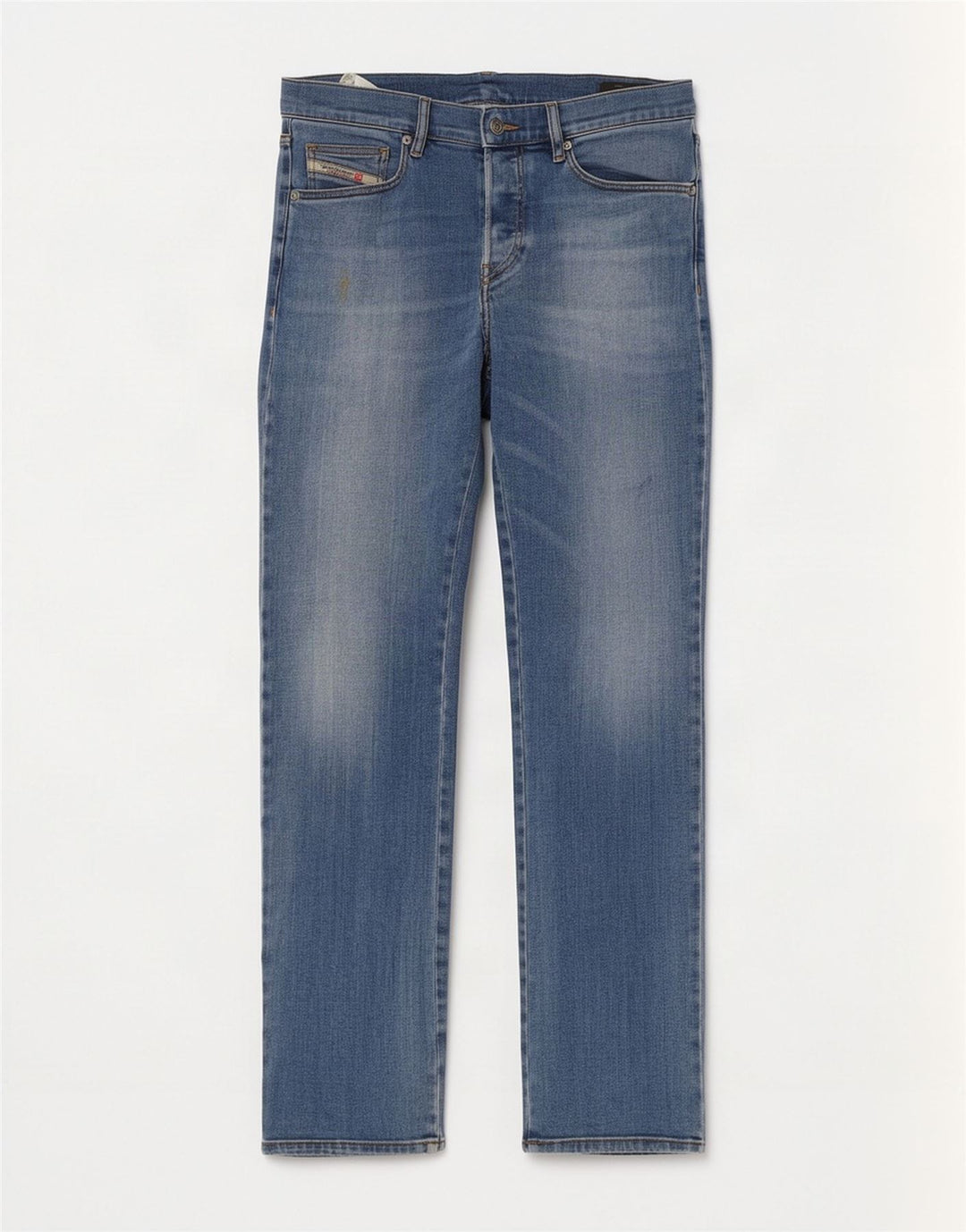 Diesel Jean Droit D-Mihtry Femme W32 L30 Bleu Coton