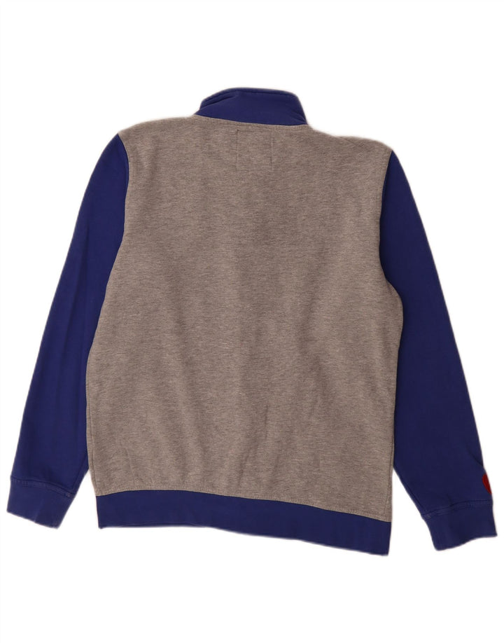 Kappa Veste de Survêtement Homme Gris Moyen Colourblock