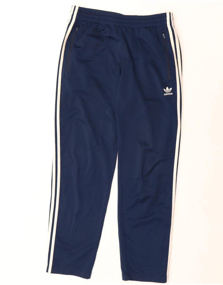 Adidas Pantalon de survêtement pour homme UK 14 Bleu marine moyen Polyester