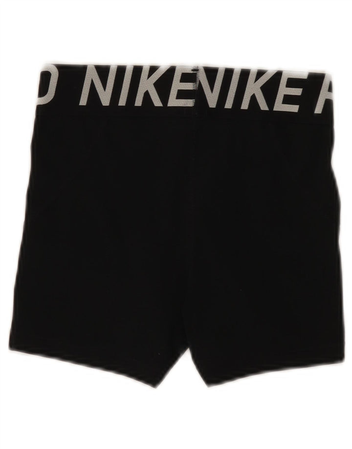 Nike Short de sport graphique pour femme UK 8 Small Noir Polyester