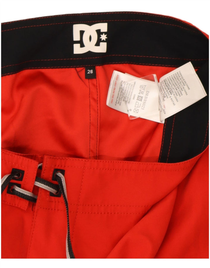 DC Short de Bain Garçon 13-14 ans Rouge Polyester