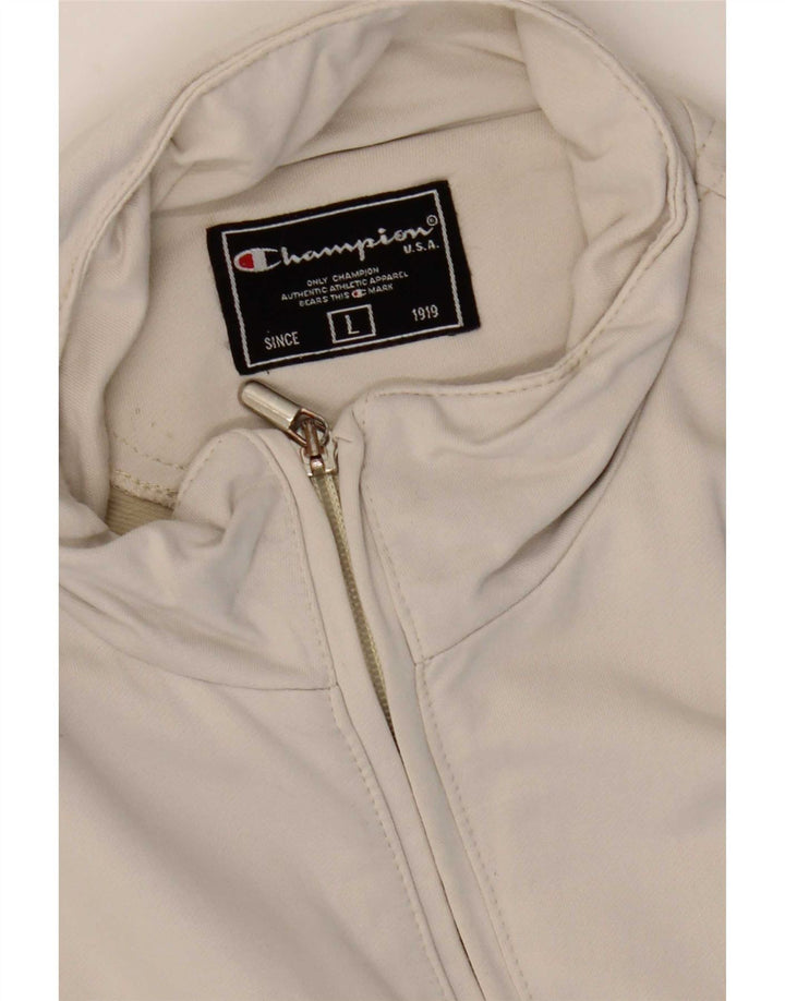 Champion Veste de survêtement pour femme UK 16 Large Off White
