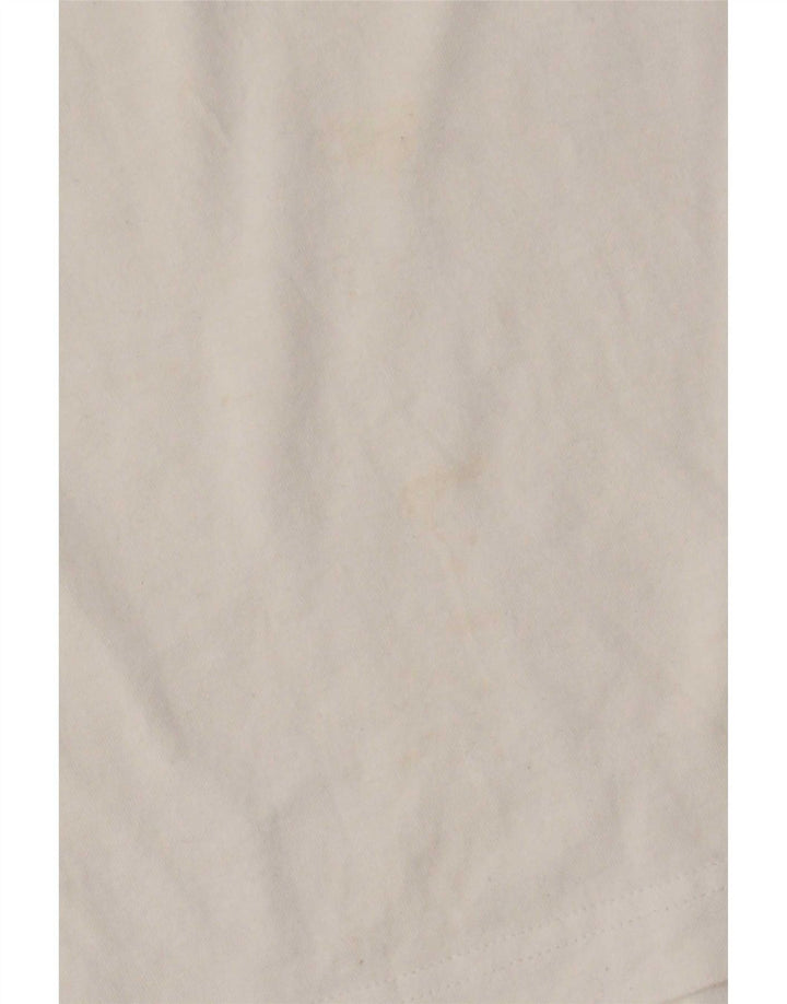 Adidas T-shirt graphique pour homme en coton blanc moyen