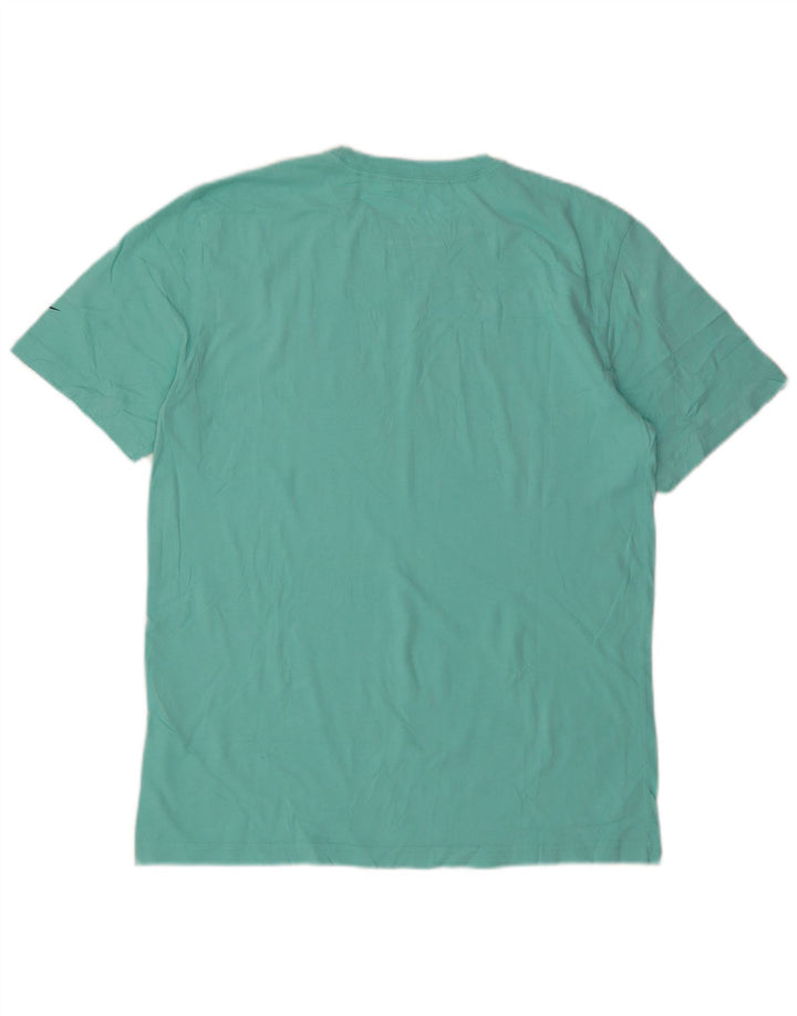 Nike T-shirt graphique coupe classique pour hommes, grand coton turquoise