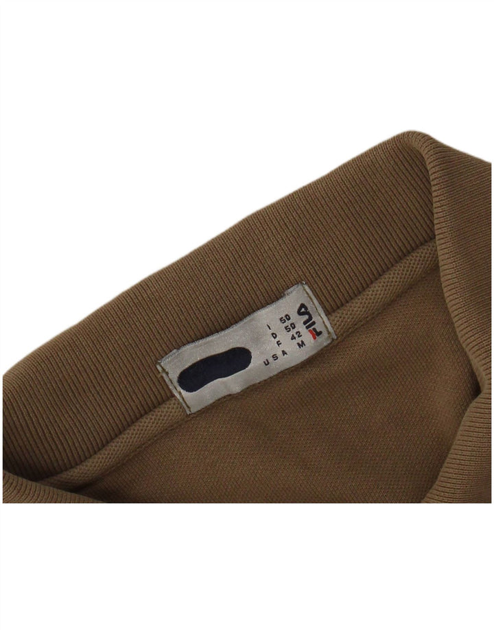 FILA Polo Homme Marron Moyen